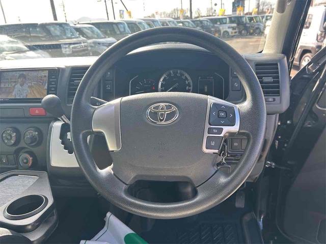 ハイエースバン ロング ハイルーフ キャンピングカー 4WD キャンピングカー ドライブレコーダー ETC 全周囲カメラ ナビ TV レーンアシスト 衝突被害軽減システム スライドドア オートマチックハイビーム キーレスエントリー 電動格納ミラー(13枚目)