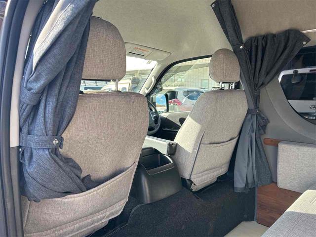 ハイエースバン ロング ハイルーフ キャンピングカー 4WD キャンピングカー ドライブレコーダー ETC 全周囲カメラ ナビ TV レーンアシスト 衝突被害軽減システム スライドドア オートマチックハイビーム キーレスエントリー 電動格納ミラー(40枚目)