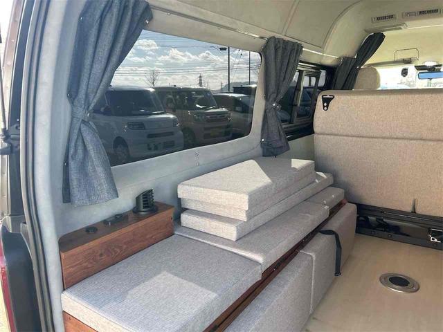 ハイエースバン ロング ハイルーフ キャンピングカー 4WD キャンピングカー ドライブレコーダー ETC 全周囲カメラ ナビ TV レーンアシスト 衝突被害軽減システム スライドドア オートマチックハイビーム キーレスエントリー 電動格納ミラー(46枚目)