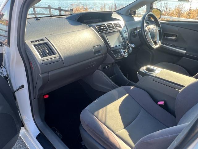 プリウスアルファ Ｓツーリングセレクション　アルパイン８インチメモリーナビ　ＣＤ　ＤＶＤ　フルセグＴＶ　Ｂｌｕｅｔｏｏｔｈ　バックカメラ　寒冷地仕様　ステアリングスイッチ　スマートキー　プッシュスタート　ＨＩＤ　フォグライト　１７インチアルミ（33枚目）