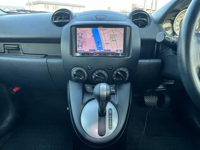 デミオ １３Ｃ　社外ナビ　ＣＤ　Ｂｌｕｅｔｏｏｔｈ　ワンセグＴＶ　キーレスキー　レベライザー　フォグ（39枚目）