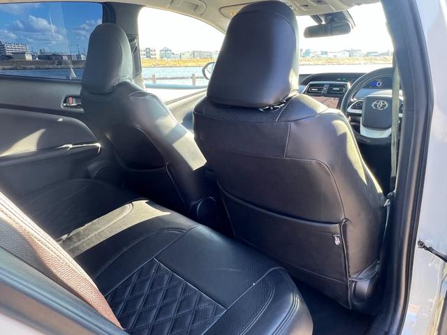 プリウス S 社外8インチナビ CD DVD Bluetooth バックカメラ モデリスタエアロ スマートキー 横滑り防止(30枚目)