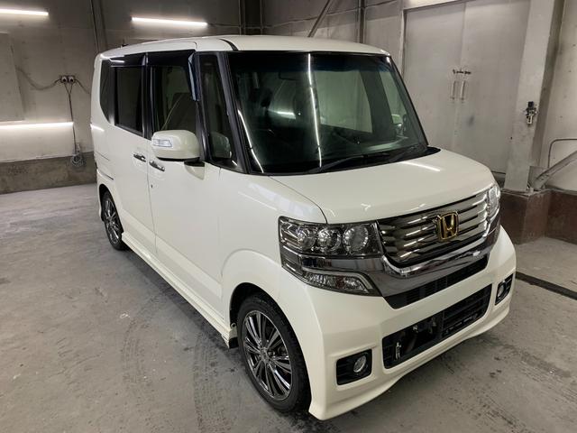 Ｎ－ＢＯＸカスタム Ｇ・Ｌパッケージ　ナビ　バックカメラ　エンジンスターター　両側パワースライドドア　アイドリングストップ（4枚目）
