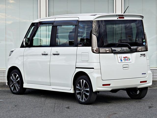 スペーシアカスタムZ ターボ AW 両側スライド片側電動ドア 前席シートヒーター インテリキー Iストップ ワンオーナー車 フルオートエアコン ナビTV オートクルーズ 禁煙 キーレスキー DVDパワーウインドウベンチシート4WD(8枚目)