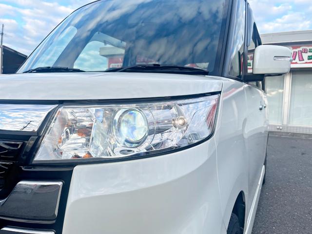 スペーシアカスタムZ ターボ AW 両側スライド片側電動ドア 前席シートヒーター インテリキー Iストップ ワンオーナー車 フルオートエアコン ナビTV オートクルーズ 禁煙 キーレスキー DVDパワーウインドウベンチシート4WD(14枚目)