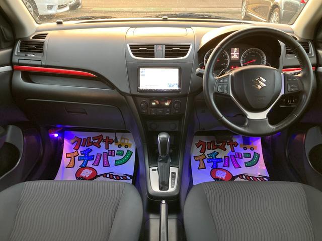 スイフト ＸＳ　オートエアコン　クルコン　スマートキー　キーレスエントリー　パワーウインドウ　横滑防止装置　ＷＳＲＳ　ＡＢＳ　４ＷＤ　ＥＴＣ　メモリナビ（18枚目）