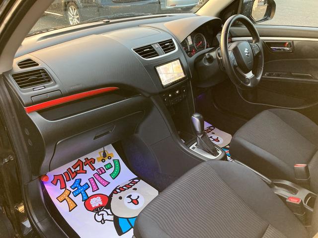 スイフト ＸＳ　オートエアコン　クルコン　スマートキー　キーレスエントリー　パワーウインドウ　横滑防止装置　ＷＳＲＳ　ＡＢＳ　４ＷＤ　ＥＴＣ　メモリナビ（22枚目）
