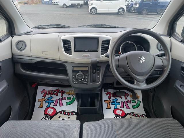 ワゴンＲ ＦＸ　シ－トヒ－タ－　ナビＴＶ　Ａストップ　ＡＵＴＯエアコン　Ｗエアバッグ　ＥＴＣ装着車　キーレス　メモリーナビ　ＡＢＳ　エアバック　パワーウィンド　ベンチ　ワンセグ　パワステ（17枚目）