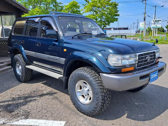 ランドクルーザー８０ ＶＸリミテッド　リフトアップ新品ジオランダーＡＴタイヤ（4枚目）