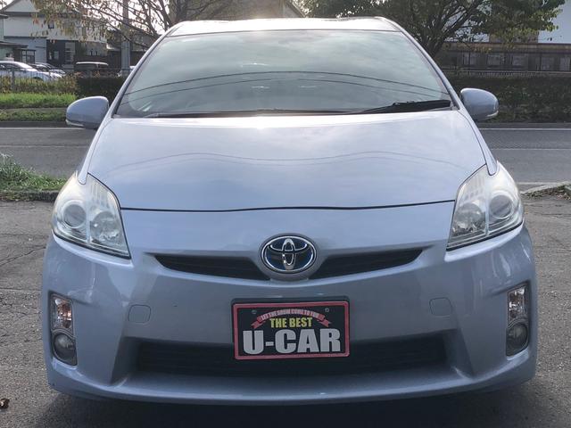 プリウス S メモリーナビ 車検整備付 寒冷地仕様 スマートキー(4枚目)