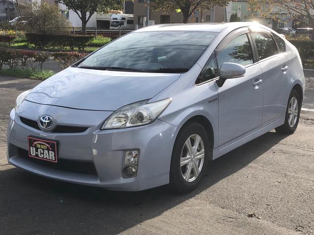 プリウス S メモリーナビ 車検整備付 寒冷地仕様 スマートキー(5枚目)