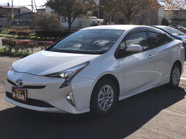 プリウス S メモリーナビ バックカメラ 4WD ドライブレコーダーエンジンスターター 寒冷地仕様(5枚目)