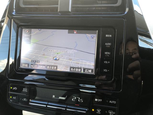 プリウス S メモリーナビ バックカメラ 4WD ドライブレコーダーエンジンスターター 寒冷地仕様(13枚目)