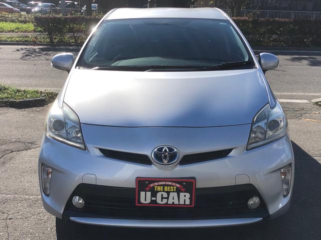 プリウス Ｓ　後期型　車検整備付　メモリーナビ　　スマートキー寒冷地仕様（4枚目）