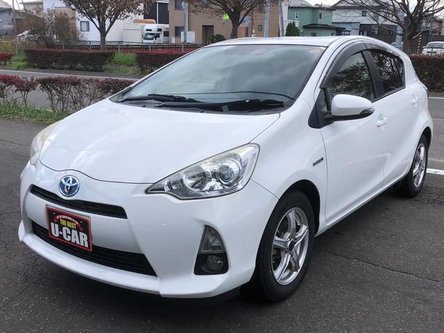 アクア S 車検整備付 メモリーナビ 寒冷地仕様 スマートキー(5枚目)