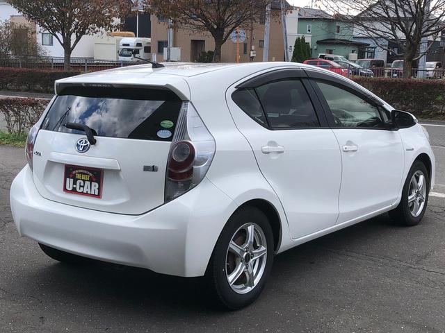 アクア S 車検整備付 メモリーナビ 寒冷地仕様 スマートキー(8枚目)