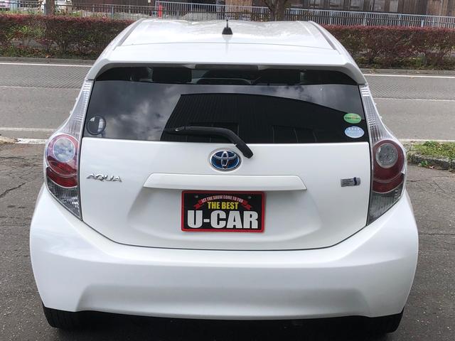 アクア S 車検整備付 メモリーナビ 寒冷地仕様 スマートキー(9枚目)