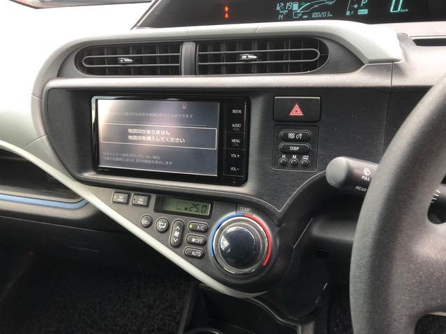 アクア S 車検整備付 メモリーナビ 寒冷地仕様 スマートキー(12枚目)