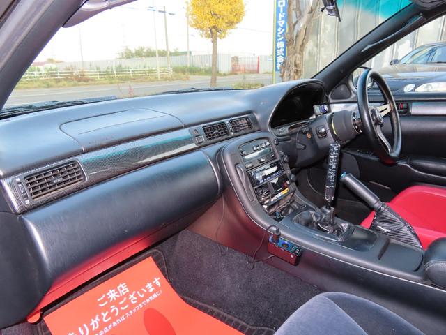 ソアラ 2.5GT-T サンルーフ ハイフロータービン センチュリー用キャリパー 2wayLSD GReddyブーコン 社外ナックル 車高調 前置I/C アルミホイール ABS エアコン パワーステアリング パワーウィンドウ(19枚目)