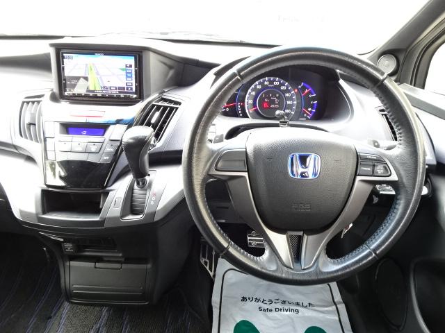 オデッセイ アブソルート　事故無し　保証１年　４ＷＤ　アブソルート　社外ナビ　Ｂｌｕｅｔｏｏｔｈ接続　ＥＴＣ　１６インチアルミ付冬タイヤ付属　純正ＨＩＤ　純正１８インチアルミ　パドルシフト　クルーズコントロール　社外ツィーター（37枚目）