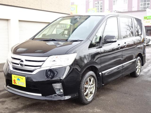 セレナ ハイウェイスター　Ｖセレクション　事故無　保証１年　４ＷＤ　両側パワースライドドア　バックカメラ　純正エンジンスターター　インテリキー２本　アイドリングストップ　ＥＴＣ　純正ＨＩＤ　車検新規２年付　１５インチアルミホイール（9枚目）