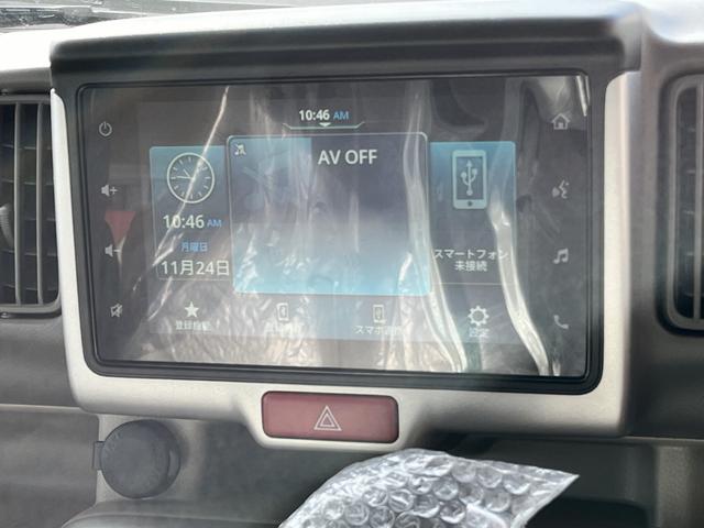 エブリイワゴン ＰＺターボ　登録済未使用車　衝突被害軽減ブレーキ　ハイルーフ　バックアイカメラ付ディスプレーオーディオ　片側電動スライドドア　ＬＥＤヘッドライト　レーンアシスト　シートヒーター　電動格納ミラー　オートライト（13枚目）