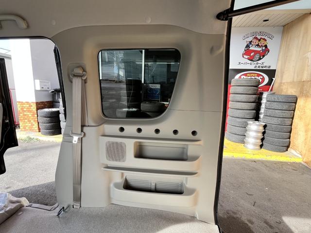 エブリイワゴン ＰＺターボ　登録済未使用車　衝突被害軽減ブレーキ　ハイルーフ　バックアイカメラ付ディスプレーオーディオ　片側電動スライドドア　ＬＥＤヘッドライト　レーンアシスト　シートヒーター　電動格納ミラー　オートライト（36枚目）