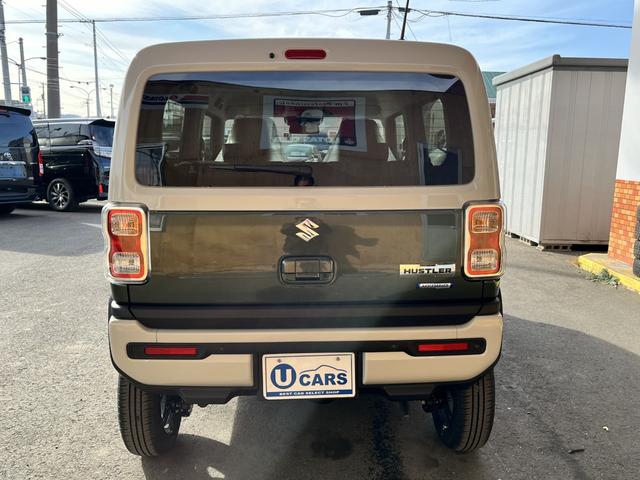 ハスラー ハイブリッドＧ　届出済未使用車　４ＷＤ　衝突被害軽減ブレーキ　オートクルーズコントロール　クリアランスソナー　レーンアシスト　ＬＥＤヘッドライト　シートヒーター　オートライト　スマートキー（3枚目）