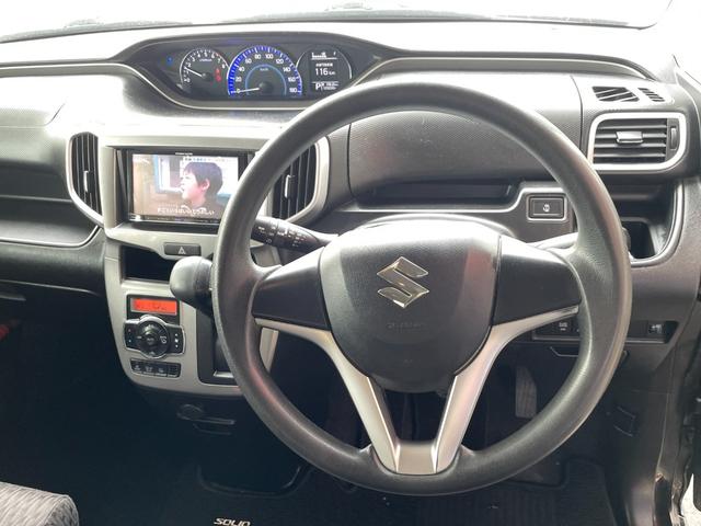 ソリオ ハイブリッドＭＸ　４ＷＤ　ワンオーナー　スマートキー　純正エンジンスターター　メモリナビＣＤ／ＤＶＤ／ＴＶ／Ｂｌｕｔｏｏｔｈ／Ｂカメラ　片側電動スライドドア　シートヒーター　アイドリングストップ　夏冬タイヤＡＷ付（8枚目）