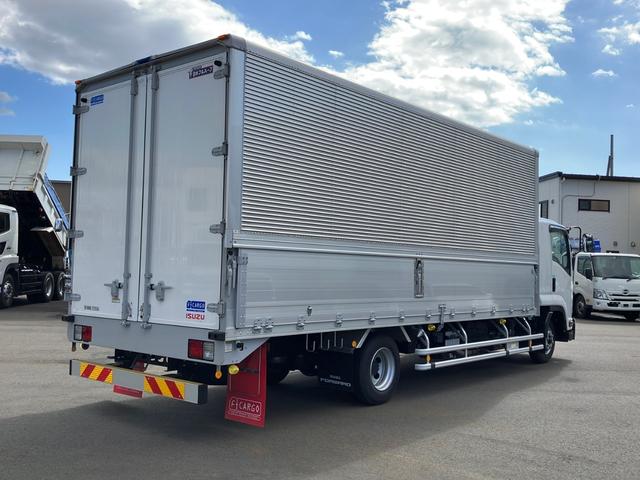 フォワード 日本フルハーフアルミウイング リアエアサス ラッシングレール2段 セイコラック2個 引き出しフック10個 ベッド付 ワイドロングボディ(3枚目)