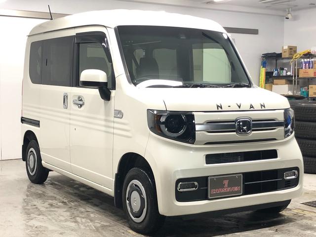 Ｎ－ＶＡＮ＋スタイル ファン・ターボホンダセンシング　４ＷＤ　ホンダセンシング　ルーフインナーラック　ＬＥＤヘッドライト　充電用ＵＳＢジャック　アクセサリーソケット　アダプティブクルーズコントロール　　電動格納式リモコンカラードドアミラー　　ＥＴＣ（3枚目）