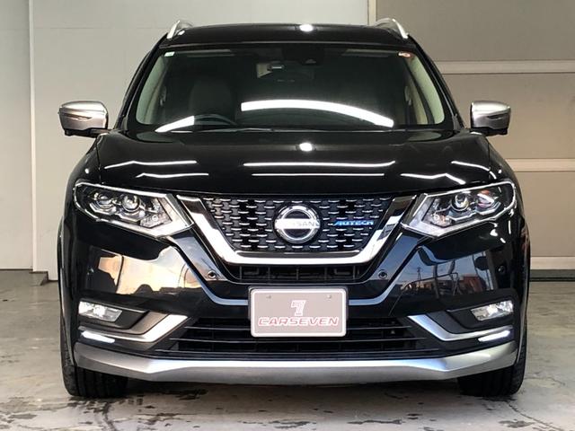 エクストレイル モード・プレミアi ハイブリッド 4WD プロパイロット アラウンドビューモニター ルーフレール 純正コネクトナビ デジタルインナーミラー レザーシート LEDヘッドライト シートヒーター ETC オーテック19インチAW BSM(2枚目)