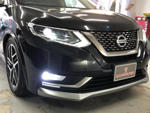 エクストレイル モード・プレミアi ハイブリッド 4WD プロパイロット アラウンドビューモニター ルーフレール 純正コネクトナビ デジタルインナーミラー レザーシート LEDヘッドライト シートヒーター ETC オーテック19インチAW BSM(12枚目)