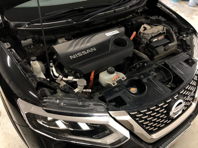 エクストレイル モード・プレミアi ハイブリッド 4WD プロパイロット アラウンドビューモニター ルーフレール 純正コネクトナビ デジタルインナーミラー レザーシート LEDヘッドライト シートヒーター ETC オーテック19インチAW BSM(49枚目)