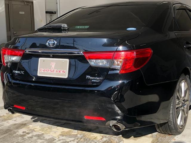 マークＸ プレミアム　Ｆｏｕｒ　４ＷＤ　寒冷地仕様　純正エンジンスターター　社外ＳＤナビ　フルセグ　バックカメラ　Ｂｌｕｅｔｏｏｔｈ　ドライブレコーダー　前席シートヒーター　クルーズコントロール　社外１８インチホイール　ＨＩＤライト（9枚目）