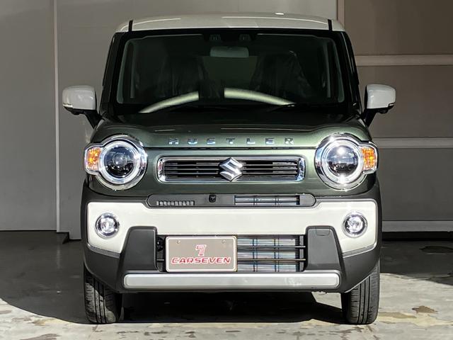 ハスラー ハイブリッドＸターボ　４ＷＤ　登録済み未使用車　純正９インチナビ　全方位カメラ　　スズキセーフティサポート　フルセグ　Ｂｌｕｅｔｏｏｔｈ　パドルシフト　前席シートヒーター　アダプティブクルーズコントロール　ＬＥＤ　禁煙車（2枚目）