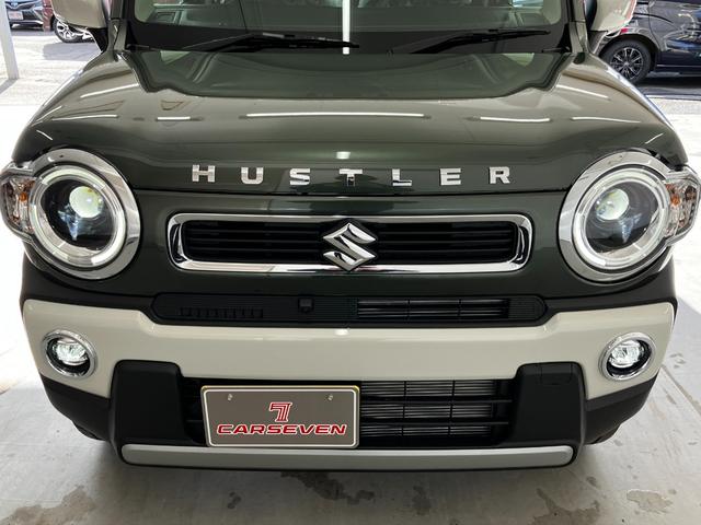 ハスラー ハイブリッドＸターボ　４ＷＤ　登録済み未使用車　純正９インチナビ　全方位カメラ　　スズキセーフティサポート　フルセグ　Ｂｌｕｅｔｏｏｔｈ　パドルシフト　前席シートヒーター　アダプティブクルーズコントロール　ＬＥＤ　禁煙車（12枚目）