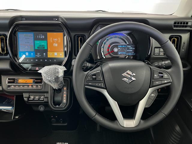 ハスラー ハイブリッドＸターボ　４ＷＤ　登録済み未使用車　純正９インチナビ　全方位カメラ　　スズキセーフティサポート　フルセグ　Ｂｌｕｅｔｏｏｔｈ　パドルシフト　前席シートヒーター　アダプティブクルーズコントロール　ＬＥＤ　禁煙車（15枚目）