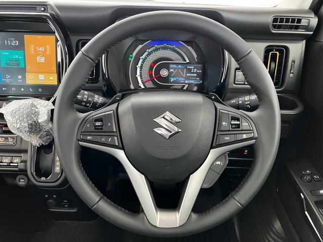 ハスラー ハイブリッドＸターボ　４ＷＤ　登録済み未使用車　純正９インチナビ　全方位カメラ　　スズキセーフティサポート　フルセグ　Ｂｌｕｅｔｏｏｔｈ　パドルシフト　前席シートヒーター　アダプティブクルーズコントロール　ＬＥＤ　禁煙車（16枚目）