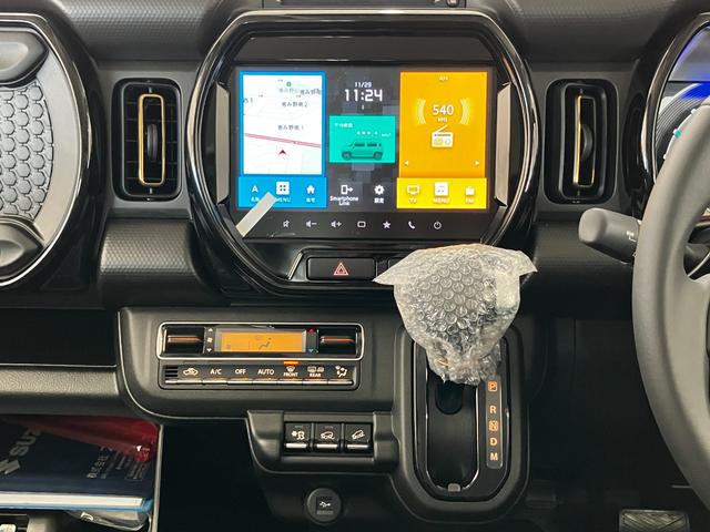 ハスラー ハイブリッドＸターボ　４ＷＤ　登録済み未使用車　純正９インチナビ　全方位カメラ　　スズキセーフティサポート　フルセグ　Ｂｌｕｅｔｏｏｔｈ　パドルシフト　前席シートヒーター　アダプティブクルーズコントロール　ＬＥＤ　禁煙車（23枚目）