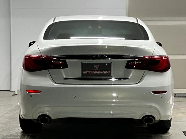 フーガ ３７０ＧＴ　ＦＯＵＲ　４ＷＤ　夏冬タイヤ　衝突軽減　純正ナビ　全方位カメラ　フルセグＴＶ　ブラインドスポットモニター　レーダークルーズコンロトール　純正エンスタ　ＥＴＣ　車線逸脱防止支援　後側方車両検知警報　ローダウン（6枚目）