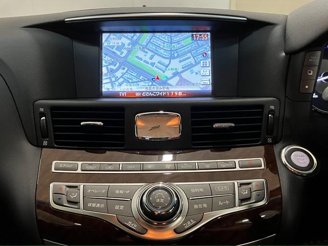 フーガ ３７０ＧＴ　ＦＯＵＲ　４ＷＤ　夏冬タイヤ　衝突軽減　純正ナビ　全方位カメラ　フルセグＴＶ　ブラインドスポットモニター　レーダークルーズコンロトール　純正エンスタ　ＥＴＣ　車線逸脱防止支援　後側方車両検知警報　ローダウン（20枚目）