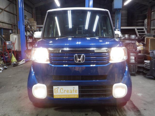 Ｎ－ＢＯＸ ２トーンカラースタイル　Ｇ・ターボＬパッケージ　本州仕入れ　４ＷＤ　ターボ　ナビ　フルセグＴＶ　バックカメラ　ＥＴＣ　クルコン　フォグランプ　両側パワスラ　スマートキー　プッシュスタート　ドアバイザー（10枚目）