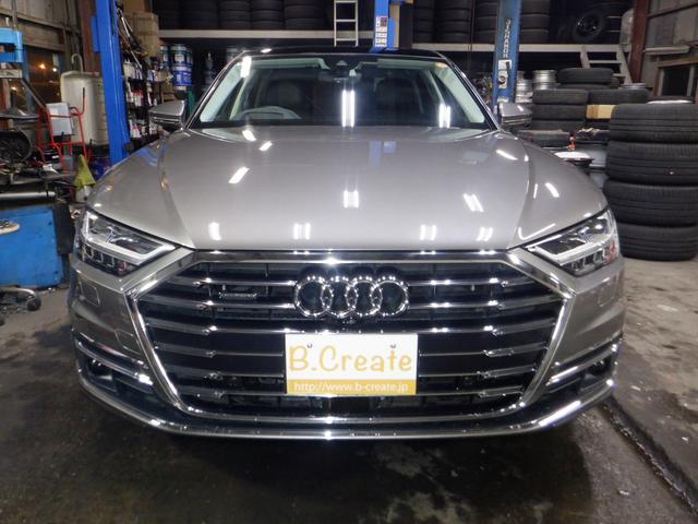 A8 55TFSIクワトロ 本州仕入 ナビ TV 360°カメラ B/T サンルーフ LEDヘッドライト BANG&OLUSEN 後席リモート 黒革 シートヒーター ヴァーチャルコックピット 電動トランク 全席電動シート(8枚目)