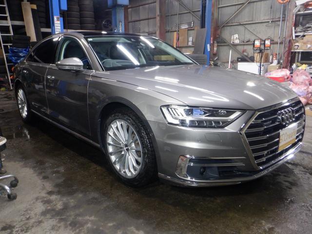 A8 55TFSIクワトロ 本州仕入 ナビ TV 360°カメラ B/T サンルーフ LEDヘッドライト BANG&OLUSEN 後席リモート 黒革 シートヒーター ヴァーチャルコックピット 電動トランク 全席電動シート(9枚目)