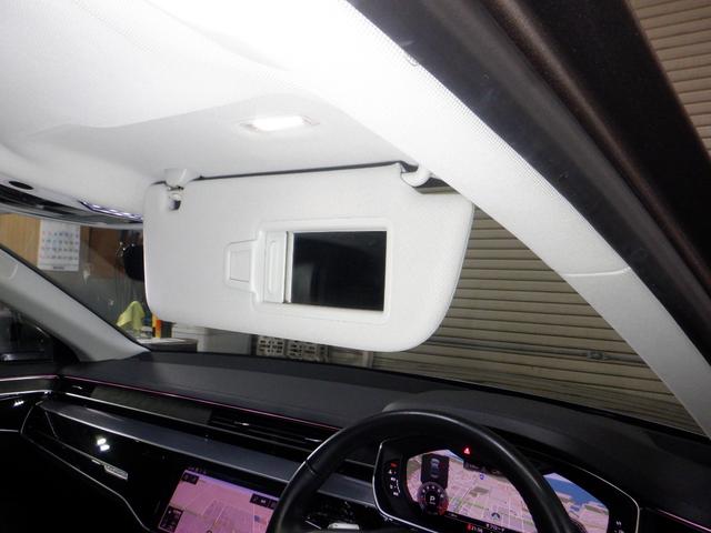 A8 55TFSIクワトロ 本州仕入 ナビ TV 360°カメラ B/T サンルーフ LEDヘッドライト BANG&OLUSEN 後席リモート 黒革 シートヒーター ヴァーチャルコックピット 電動トランク 全席電動シート(39枚目)