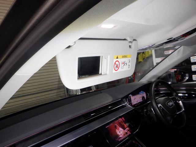 A8 55TFSIクワトロ 本州仕入 ナビ TV 360°カメラ B/T サンルーフ LEDヘッドライト BANG&OLUSEN 後席リモート 黒革 シートヒーター ヴァーチャルコックピット 電動トランク 全席電動シート(60枚目)