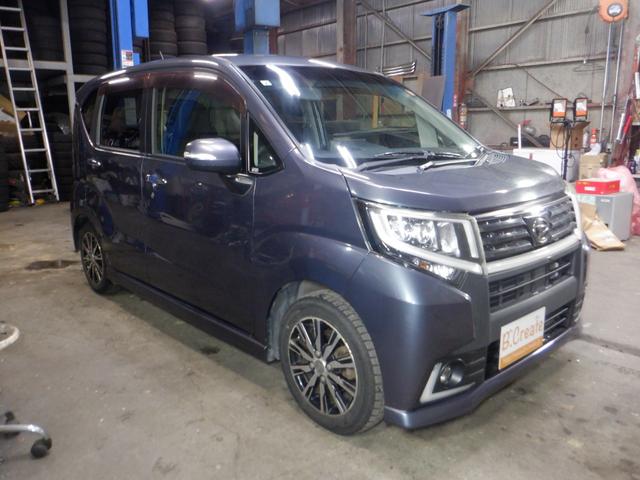 ムーヴ カスタム X ハイパー 4WD ナビ TV B/T スマートキー プッシュスタート LEDヘッドライト 純正エンスタ ベンチシート フォグランプ オートエアコン アイドリングストップ ステアリングスイッチ 純正AW(9枚目)