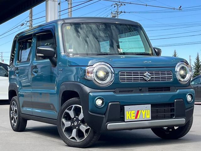 ハスラー ハイブリッドＸターボ　４ＷＤ　ターボ車　全方位カメラ　純正９型メモリーナビ　フルセグＴＶ　Ｂｌｕｅｔｏｏｔｈ　追従型クルーズコントロール　シートヒーター　ＥＴＣ　スマートキー　コーナーセンサー　衝突被害軽減装置　禁煙車（7枚目）