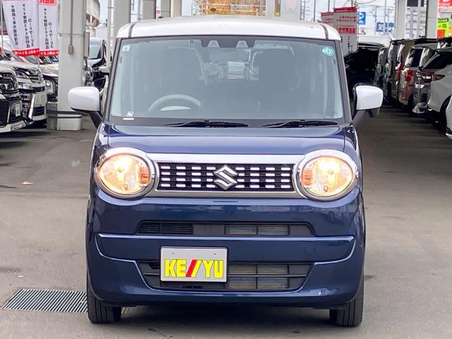 ワゴンＲスマイル ハイブリッドＳ　４ＷＤ　スズキセーフティサポート　社外ナビ　地デジＴＶ　Ｂｌｕｅｔｏｏｔｈ　バックカメラ　シートヒーター　両側電動スライドドア　ハイビームアシスト　ＥＴＣ　コーナーセンサー　衝突被害軽減装置　　禁煙車（6枚目）